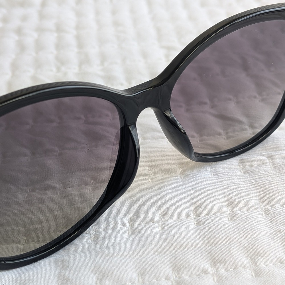 NWT Coach Square Frame Polarized Sunglasses HC8271U L1101 w Original Case Black - Picture 7 of 16